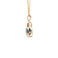 London Blue Topaz and Diamond Pendant  Gardiner Brothers