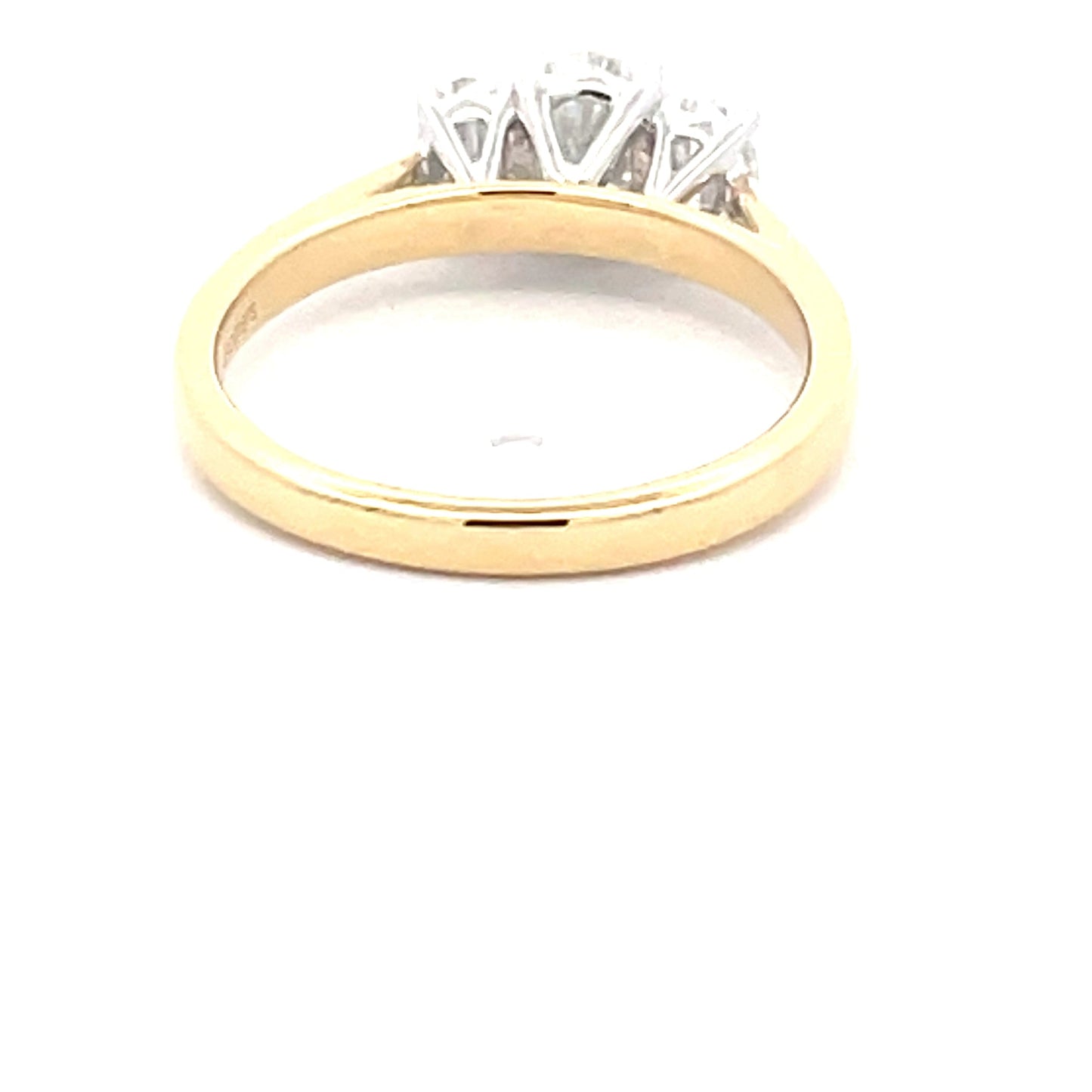 OVAL SHAPED DIAMOND 3 STONE RING - 0.90CTS  Gardiner Brothers