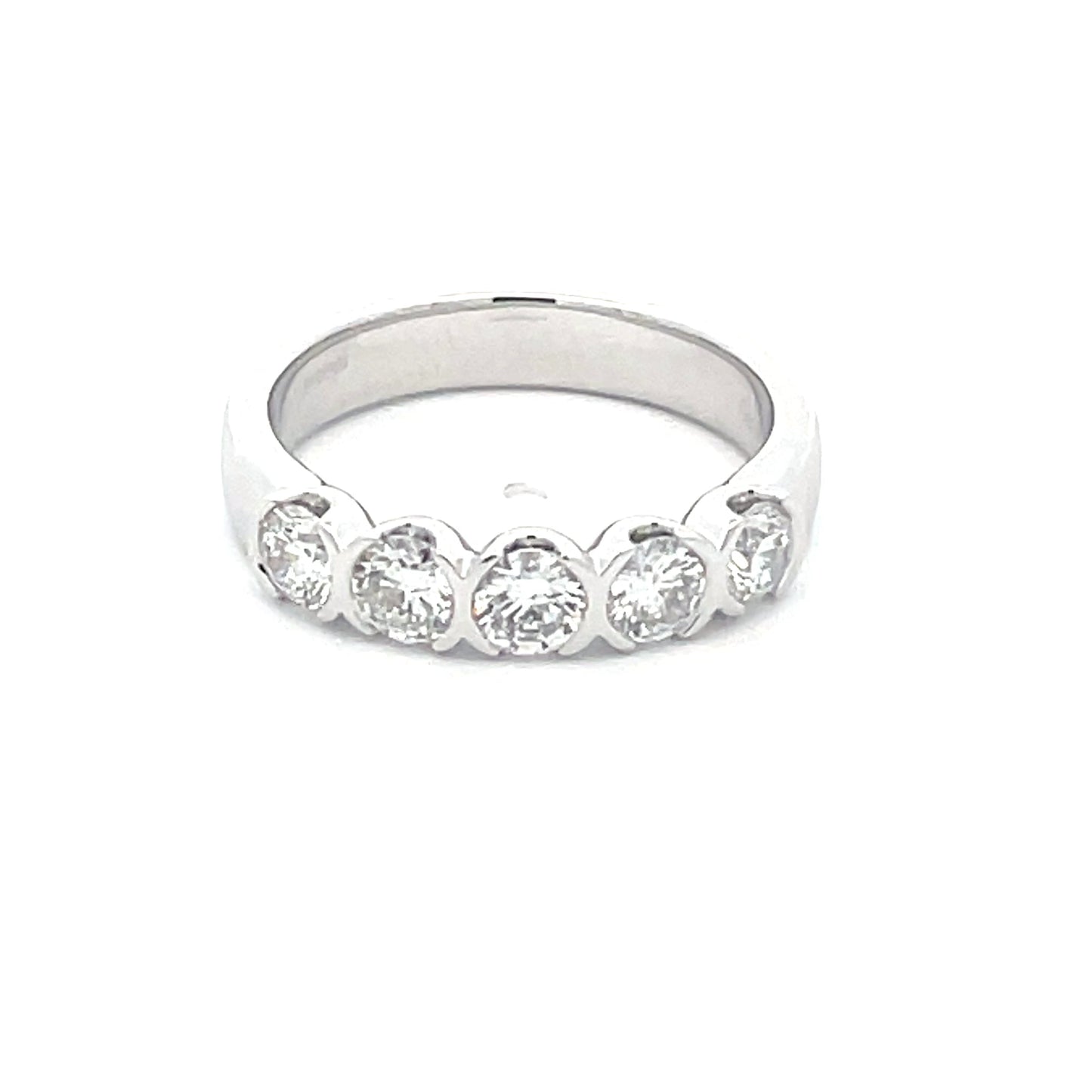 Round Brilliant Cut Diamond 5 Stone Ring - 1.00cts  Gardiner Brothers