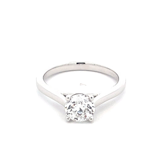 ROUND BRILLIANT CUT DIAMOND SOLITAIRE RING - 1.00CTS  Gardiner Brothers