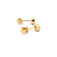 Round Brilliant cut Diamond Rub-over style solitaire earrings - 0.60cts  Gardiner Brothers