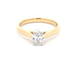 Oval Shaped Diamond Solitaire Ring - 0.52cts  Gardiner Brothers