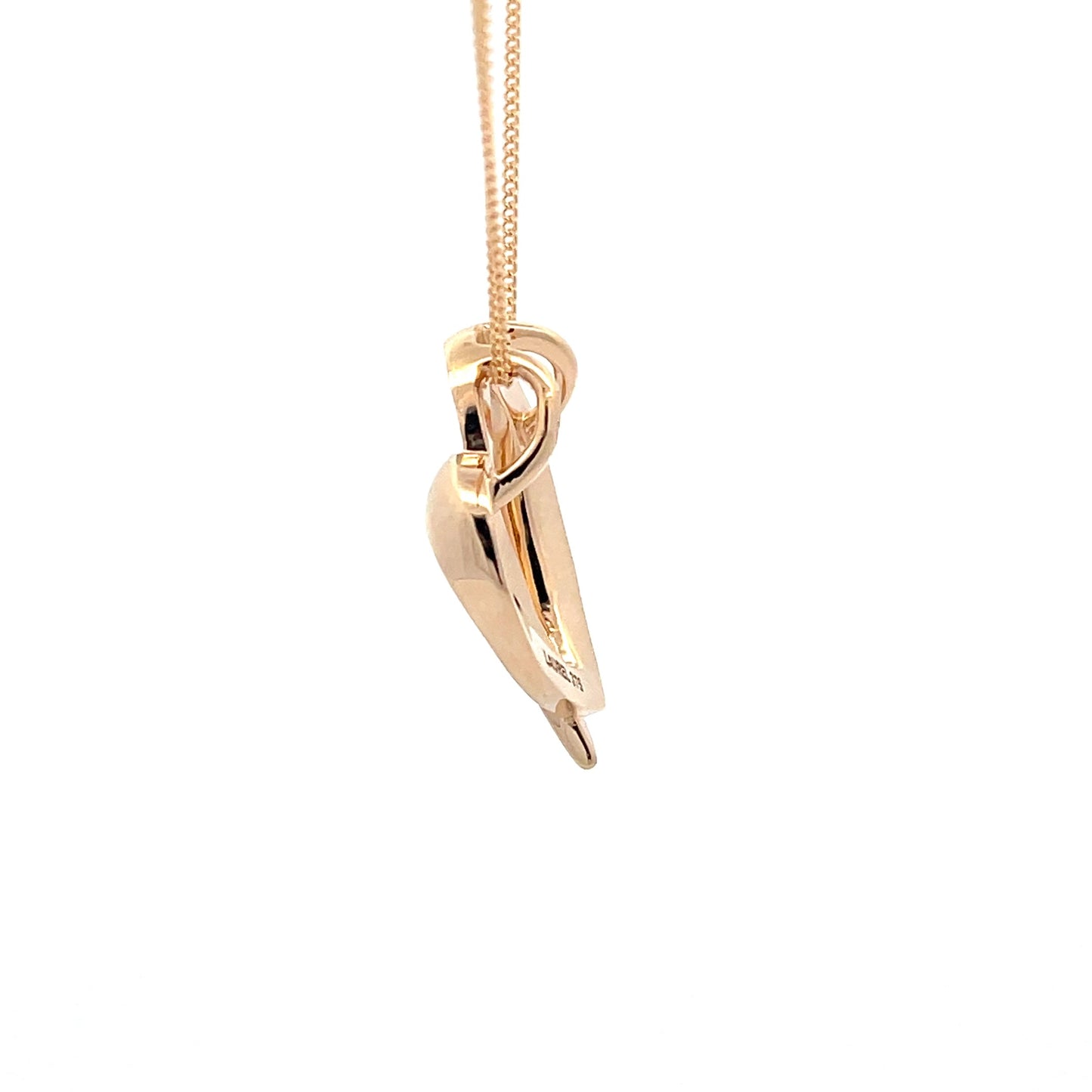 Yellow Gold Fancy heart Pendant  Gardiner Brothers