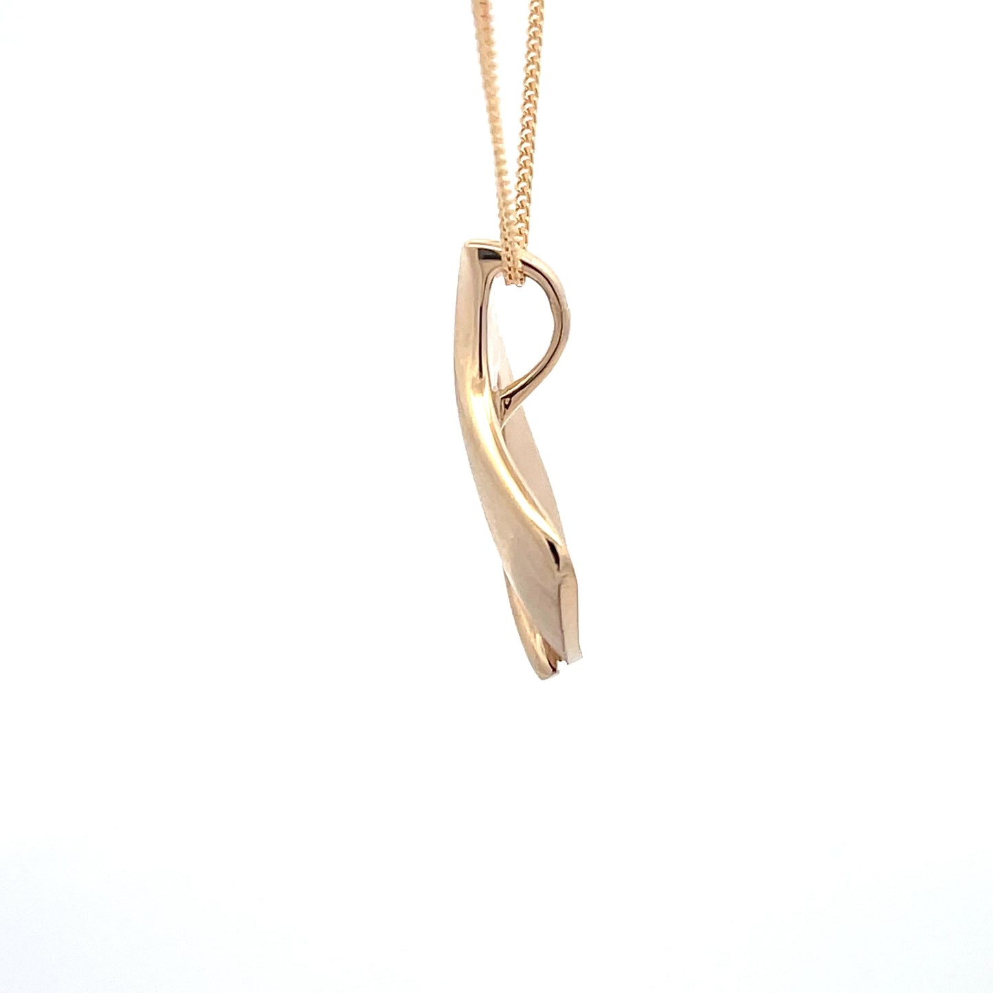 Yellow Gold, Split Blade Style Pendant  Gardiner Brothers   