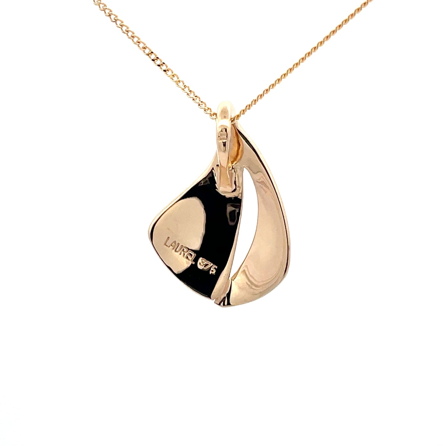 Yellow Gold, Split Blade Style Pendant  Gardiner Brothers   