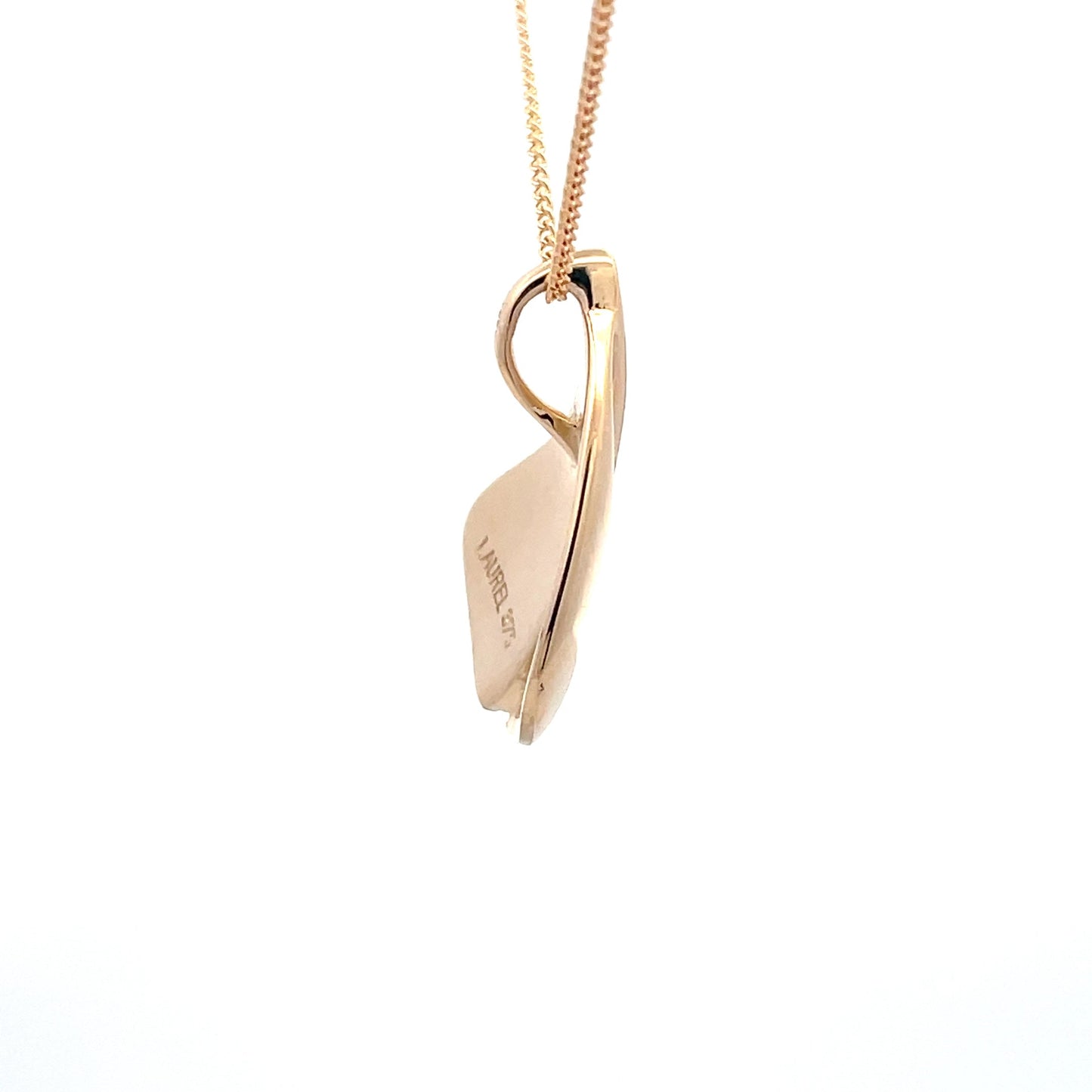 Yellow Gold, Split Blade Style Pendant  Gardiner Brothers   