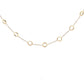 Yellow Gold Circles Station Necklet  Gardiner Brothers