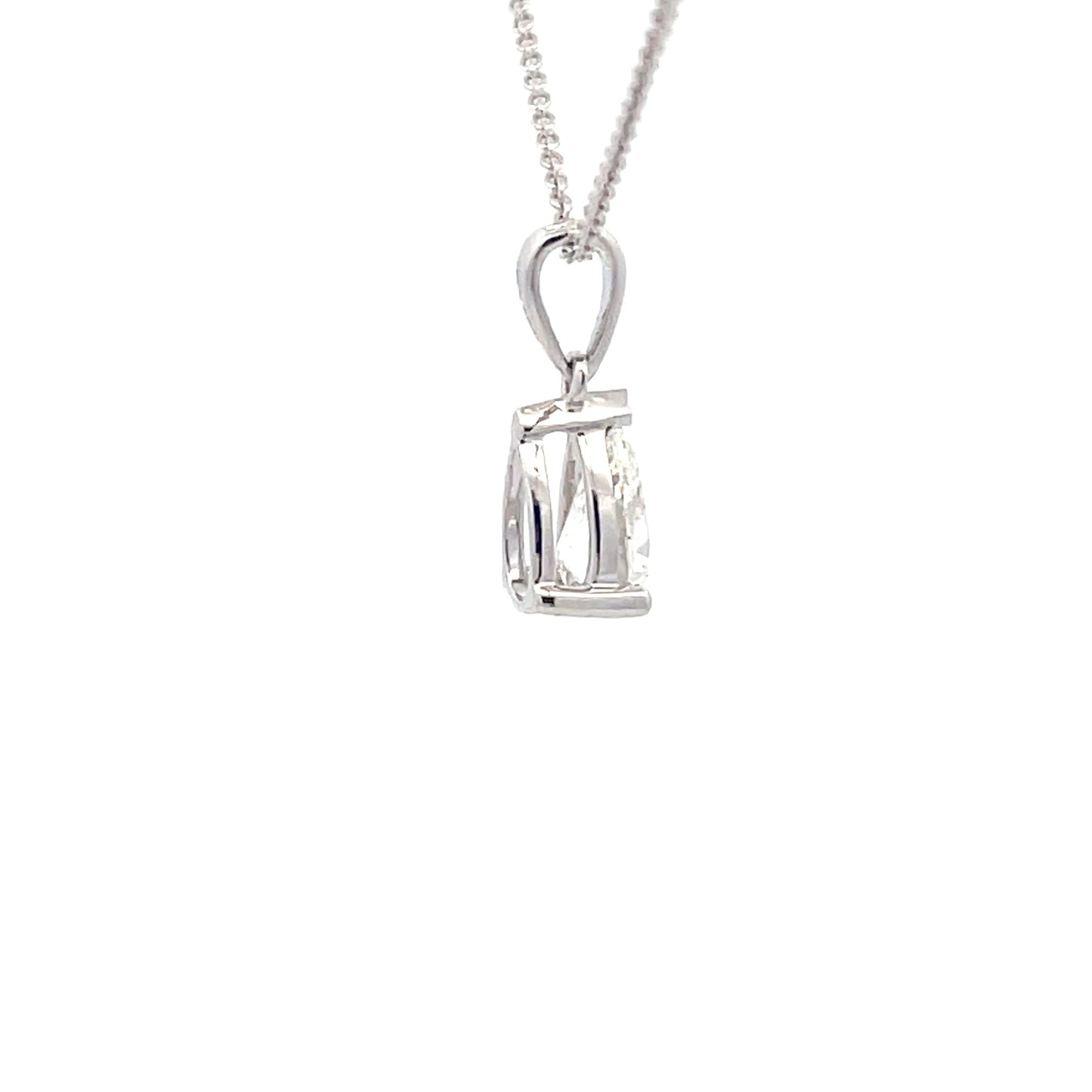 Pear Shaped Diamond Solitaire Pendant - 0.70cts  Gardiner Brothers