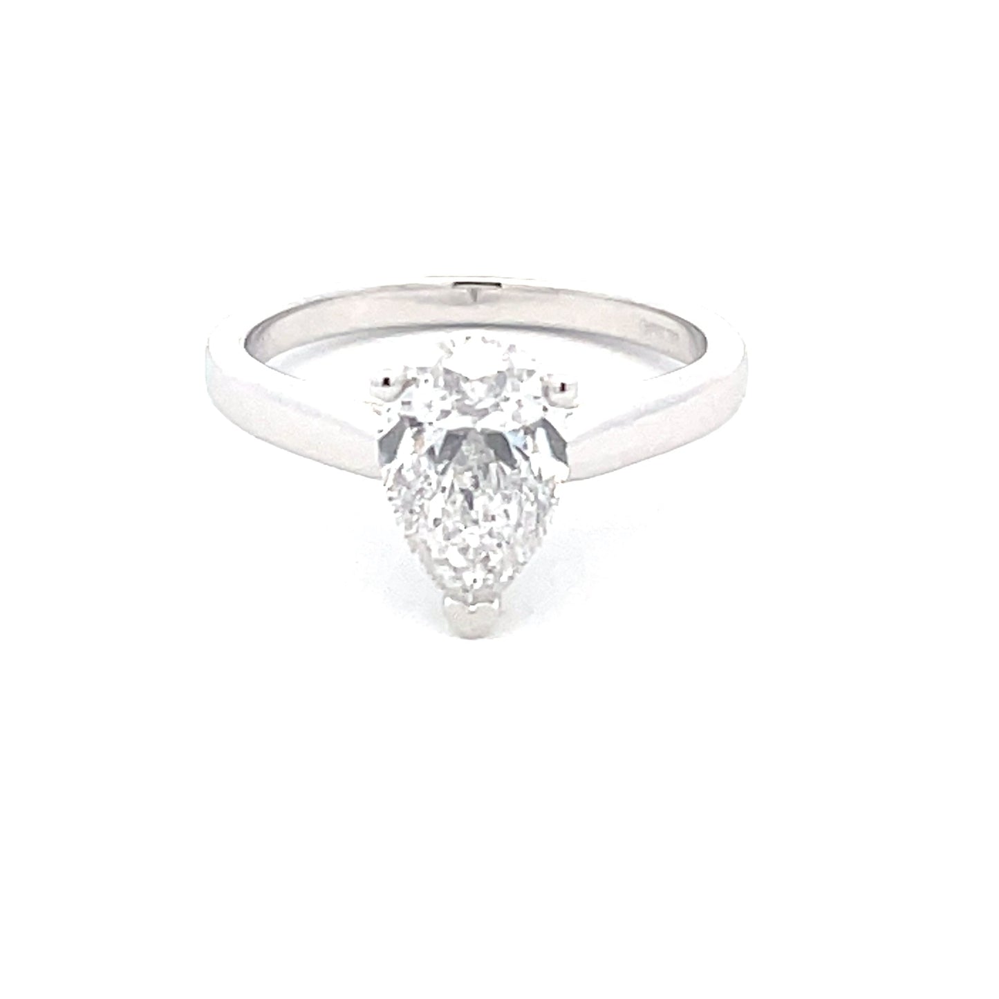 Pear Shaped Diamond Solitaire Ring - 1.51cts  Gardiner Brothers