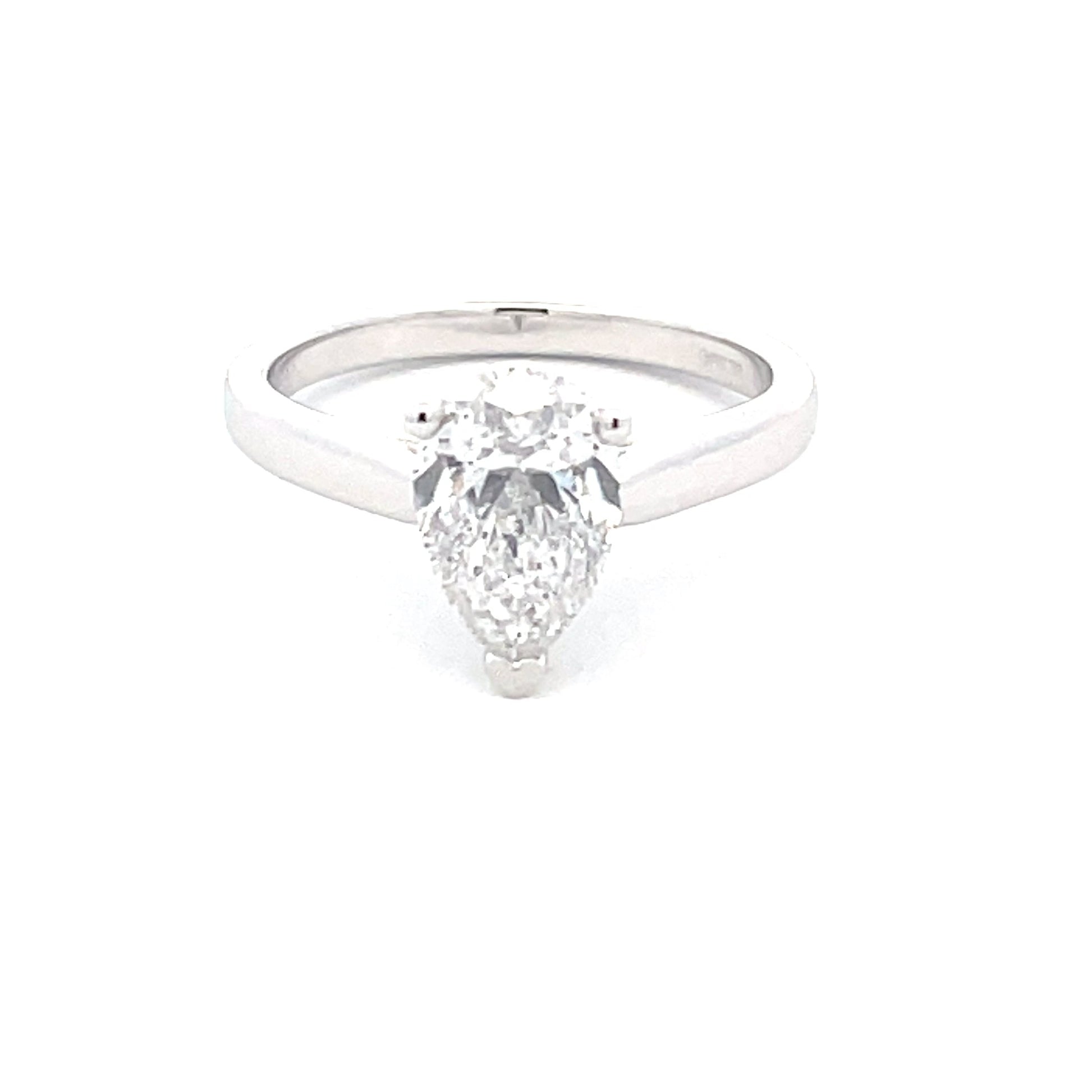 Pear Shaped Diamond Solitaire Ring - 1.51cts  Gardiner Brothers