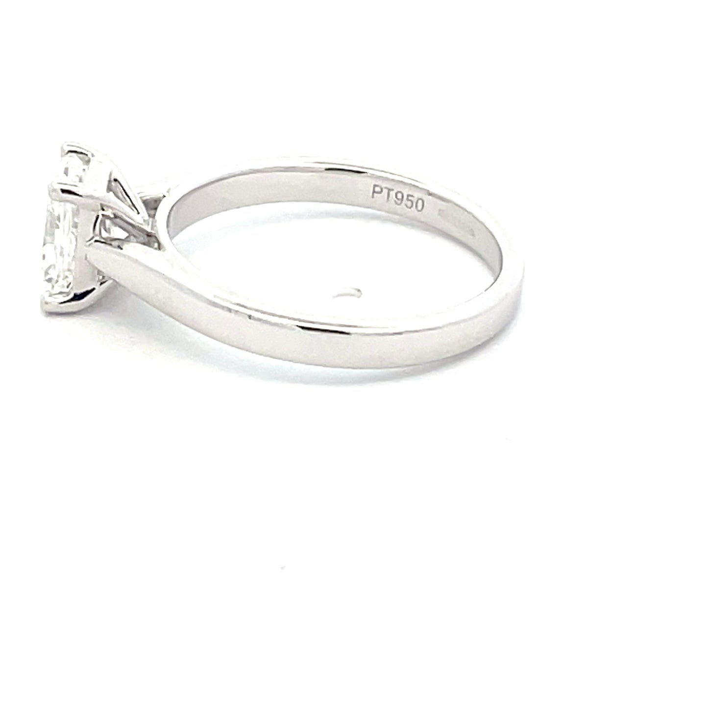 Radiant Cut Diamond Solitaire Ring - 1.03cts  Gardiner Brothers