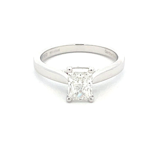 Radiant Cut Diamond Solitaire Ring - 1.03cts  Gardiner Brothers