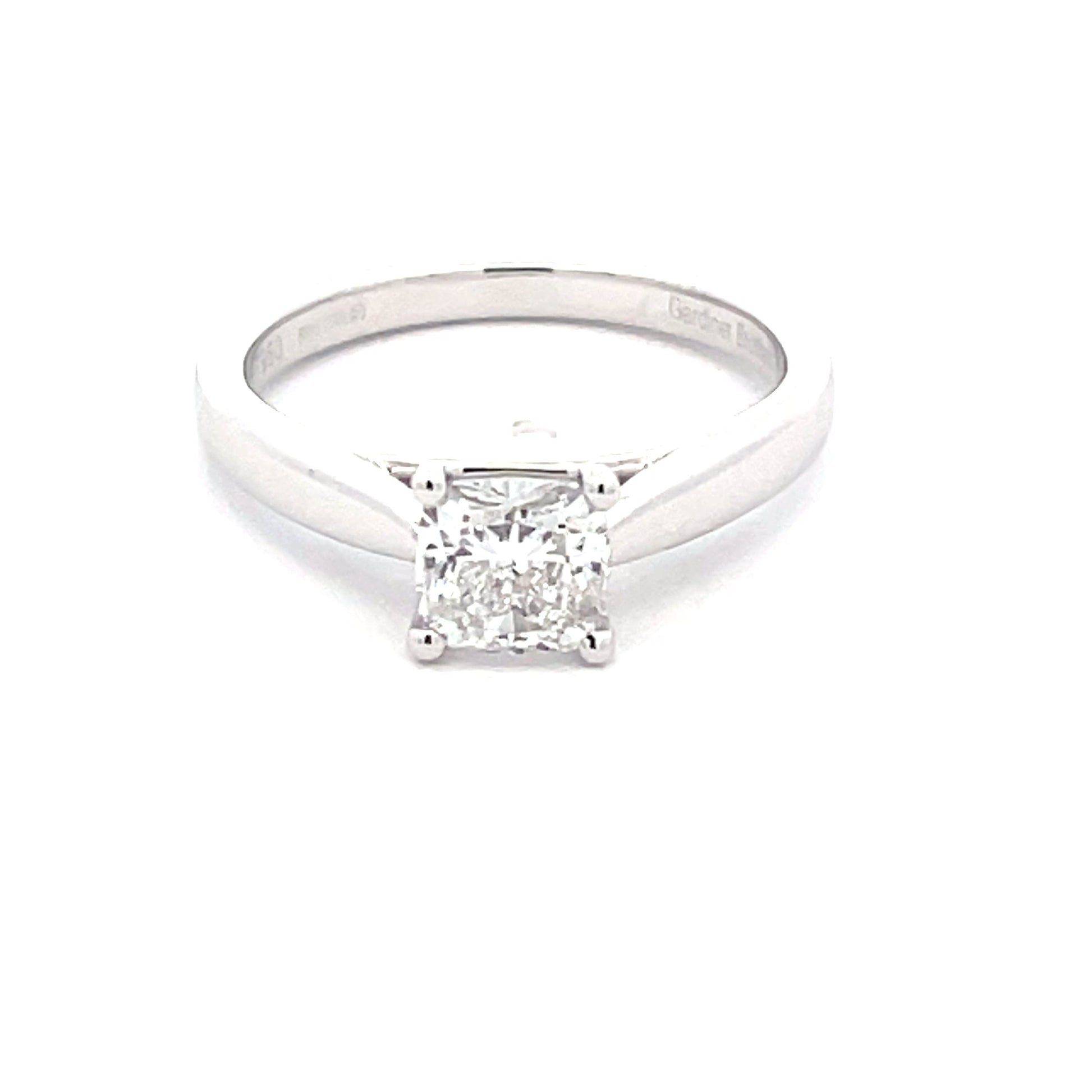 Cushion Shaped Diamond Solitaire Ring - 1.01cts  Gardiner Brothers