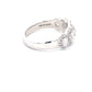Oval Diamond 5 Stone Halo Style Eternity Ring  Gardiner Brothers