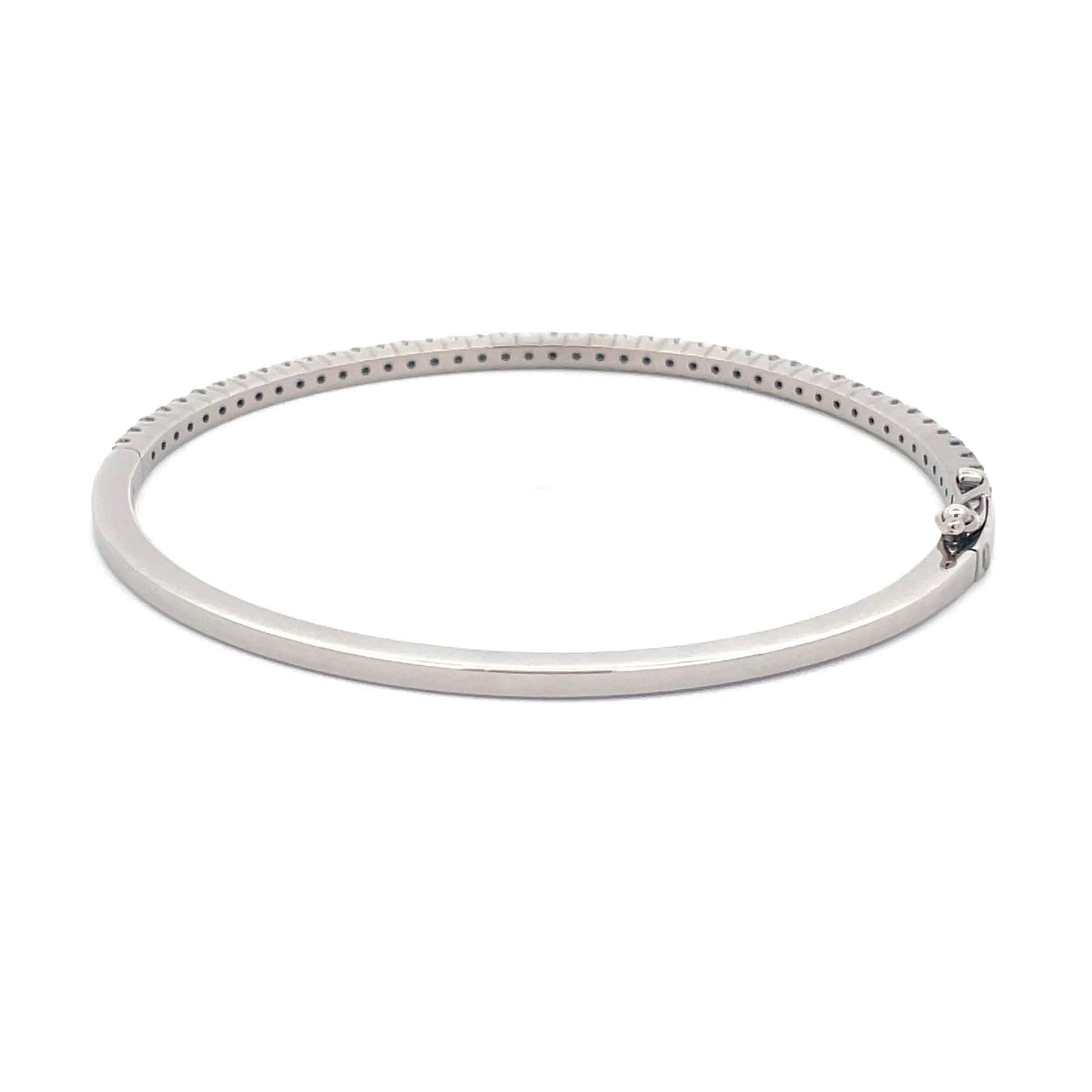 Round Brilliant Cut Diamond Bangle  Gardiner Brothers