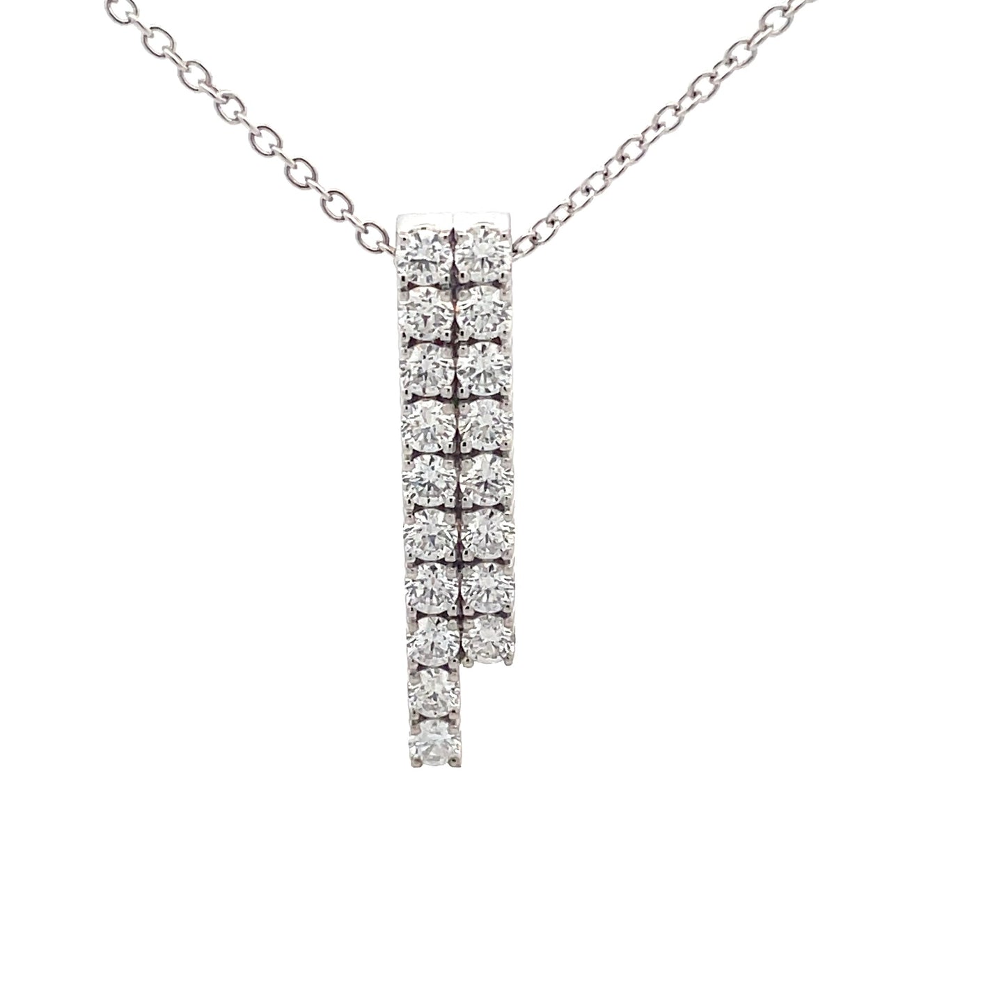 Round Brilliant Cut Diamond, Double stick pendant  Gardiner Brothers   