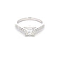 Princess Cut Diamond Solitaire Ring with diamond set shoulders - 0.97cts  Gardiner Brothers