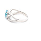 Twisted Wire style topaz Dress Ring  Gardiner Brothers   