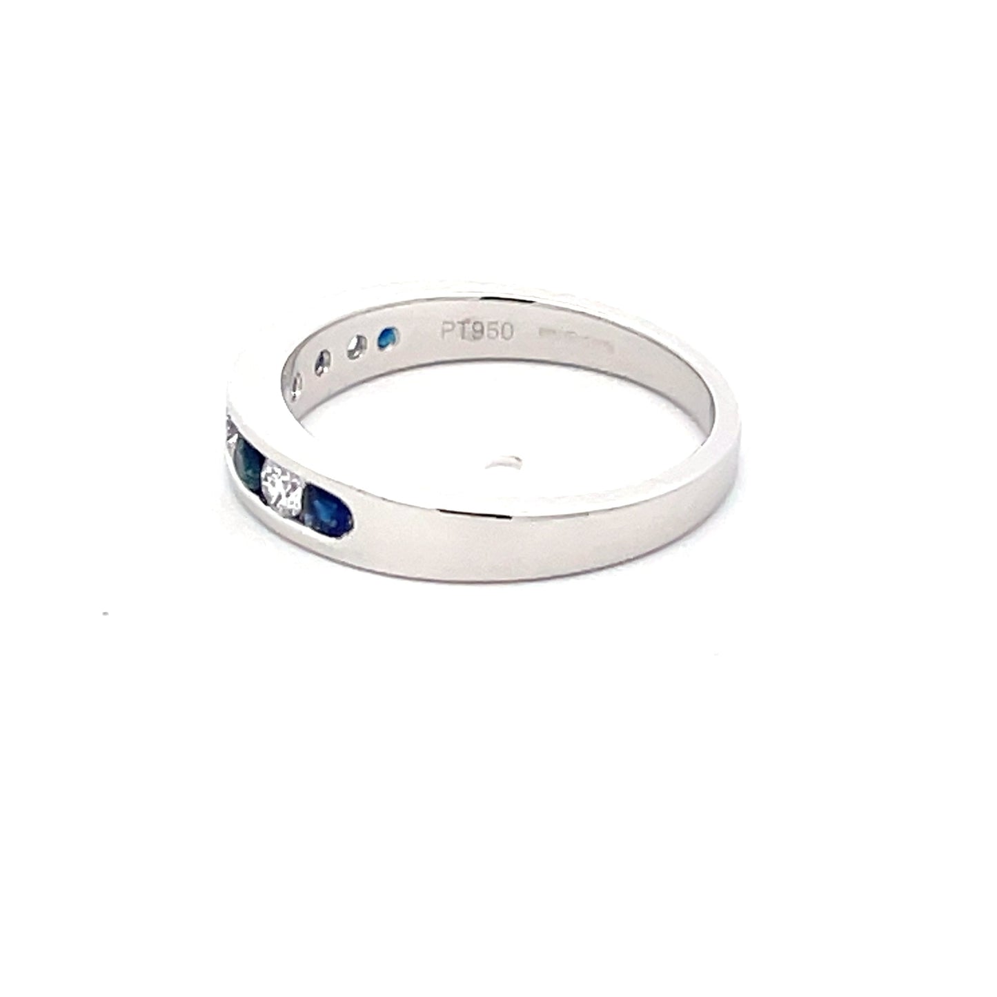 Sapphire and Diamond 9 Stone eternity ring  Gardiner Brothers   