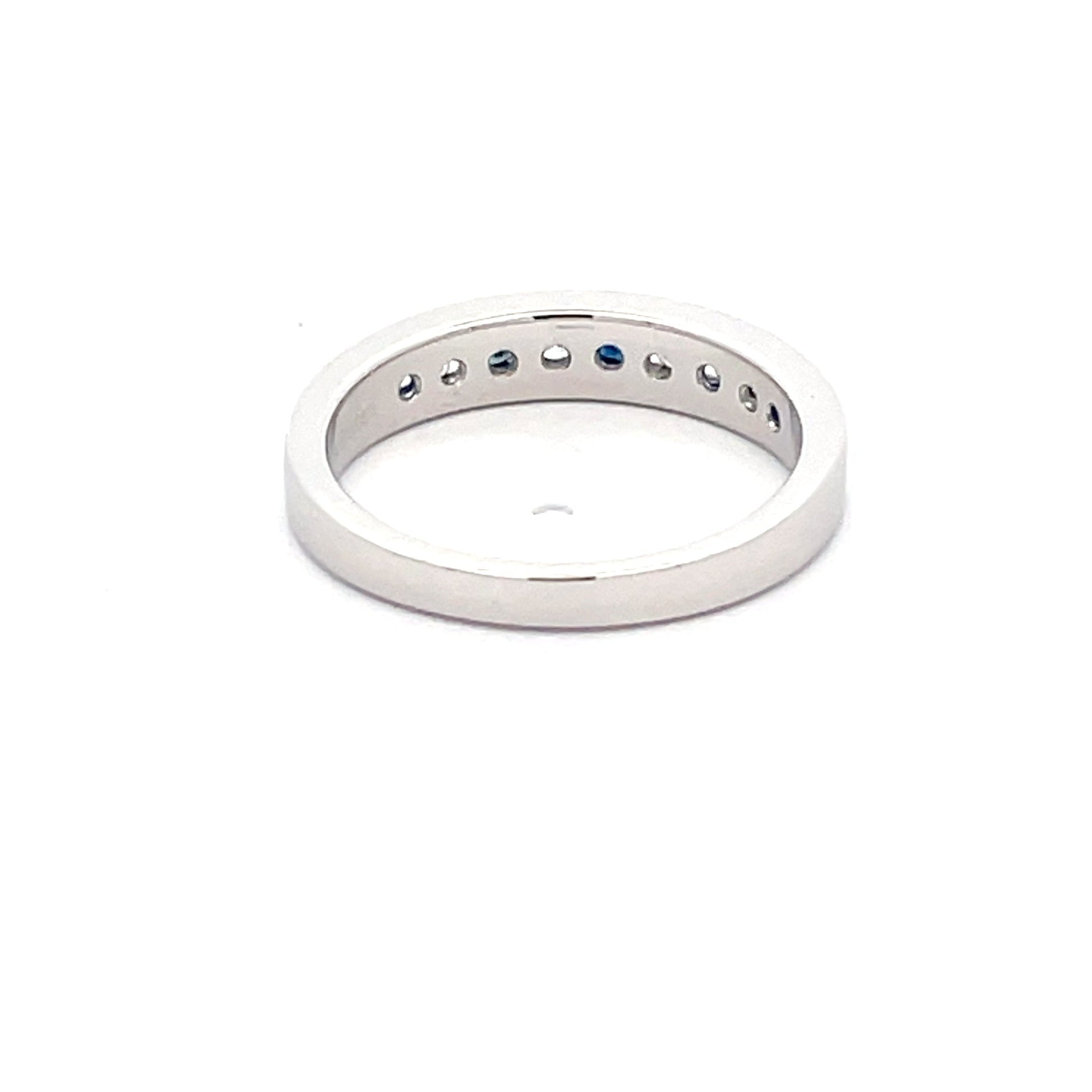 Sapphire and Diamond 9 Stone eternity ring  Gardiner Brothers   