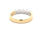 Round brilliant cut diamond 5 stone ring - 0.75cts  Gardiner Brothers   