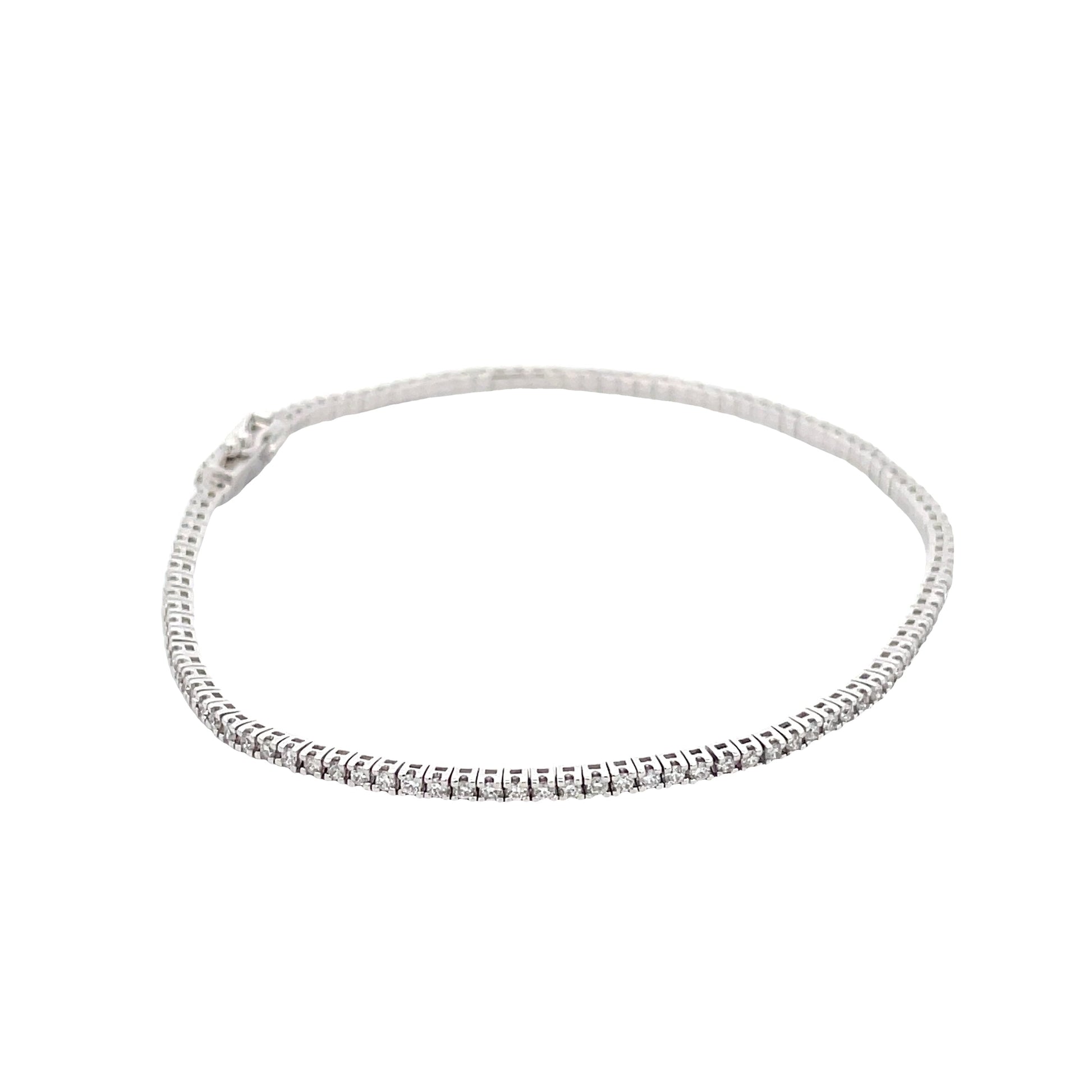 Round brilliant Cut Diamond Tennis Bracelet - 1.00cts  Gardiner Brothers   