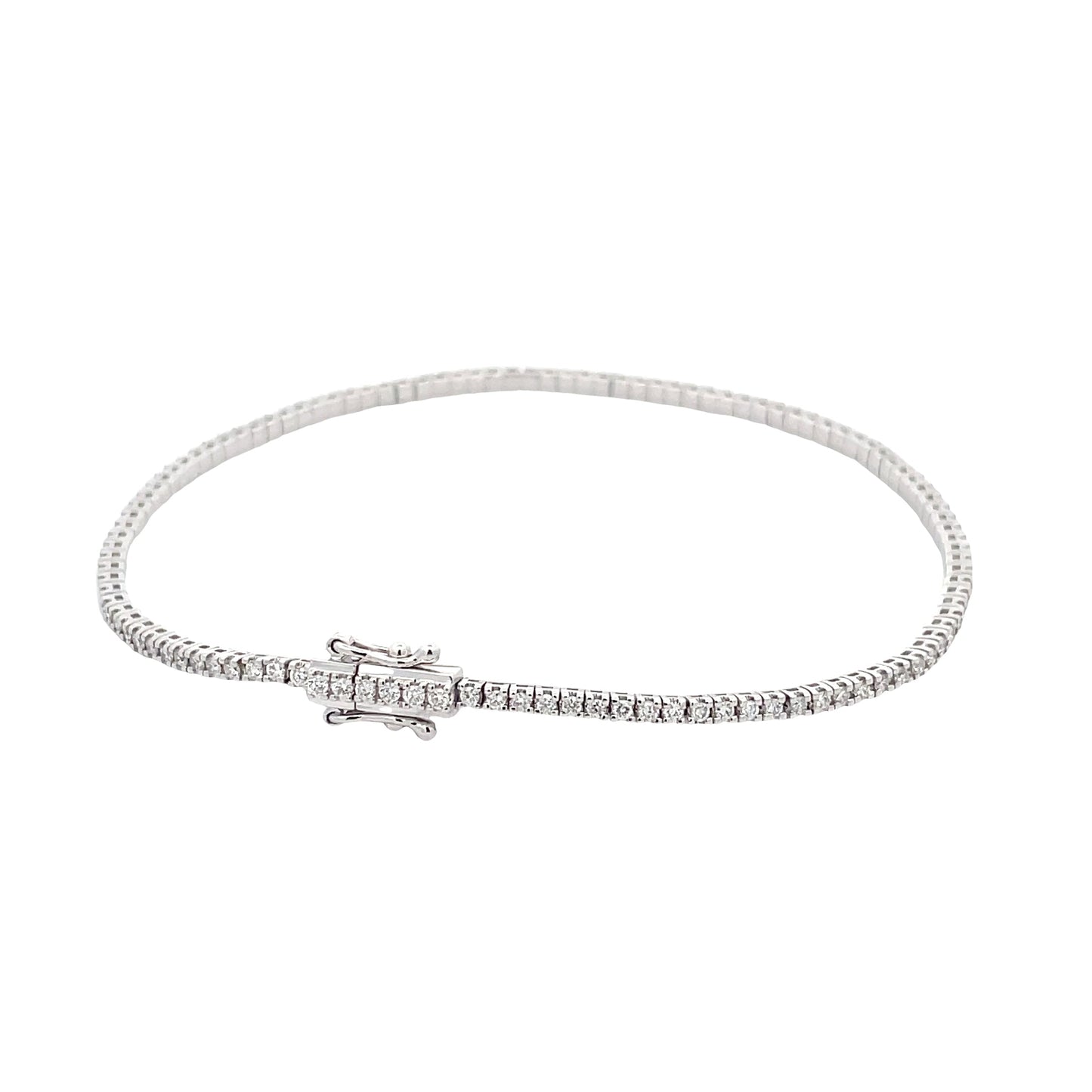 Round brilliant Cut Diamond Tennis Bracelet - 1.00cts  Gardiner Brothers   