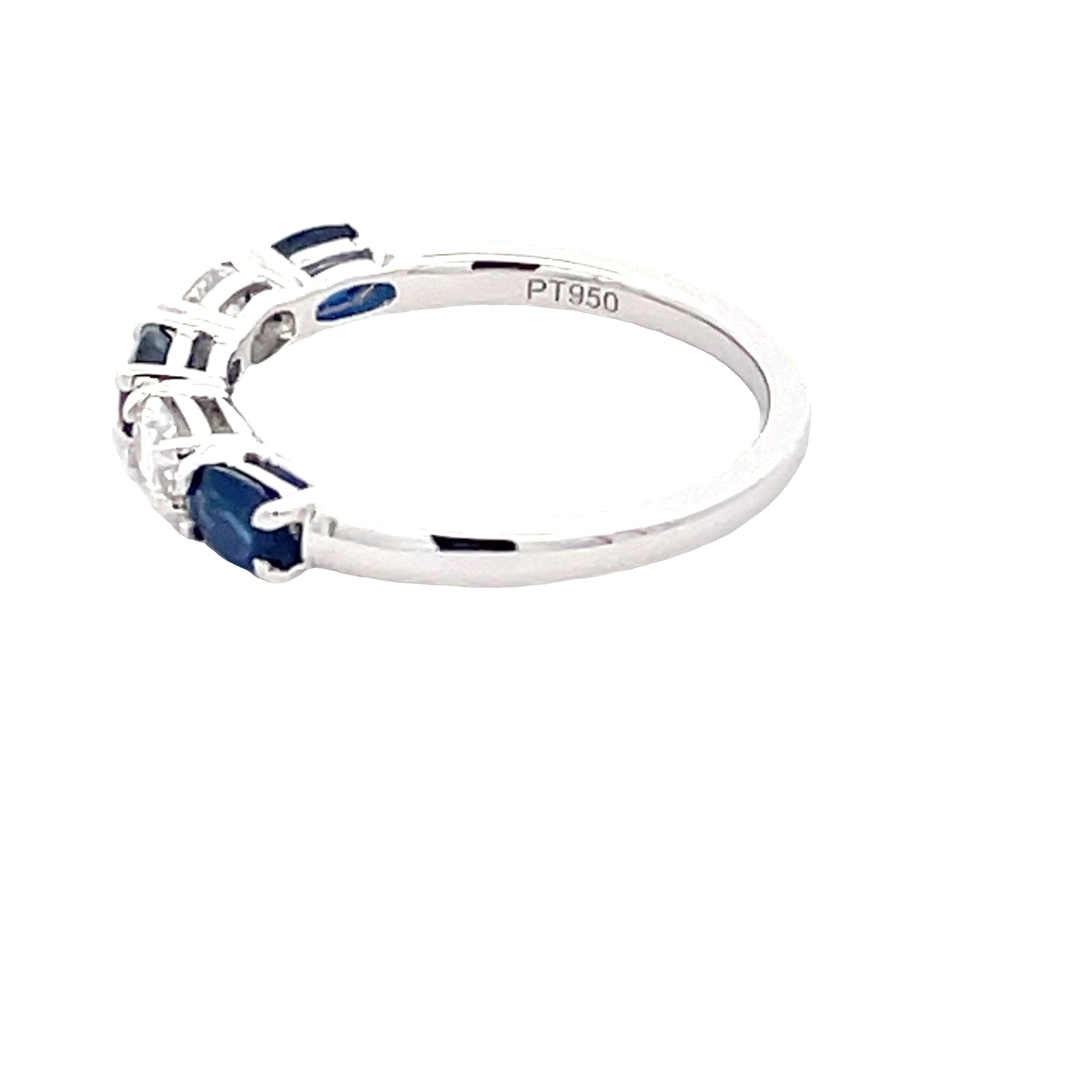 Sapphire and Diamond 5 Stone Ring  Gardiner Brothers   