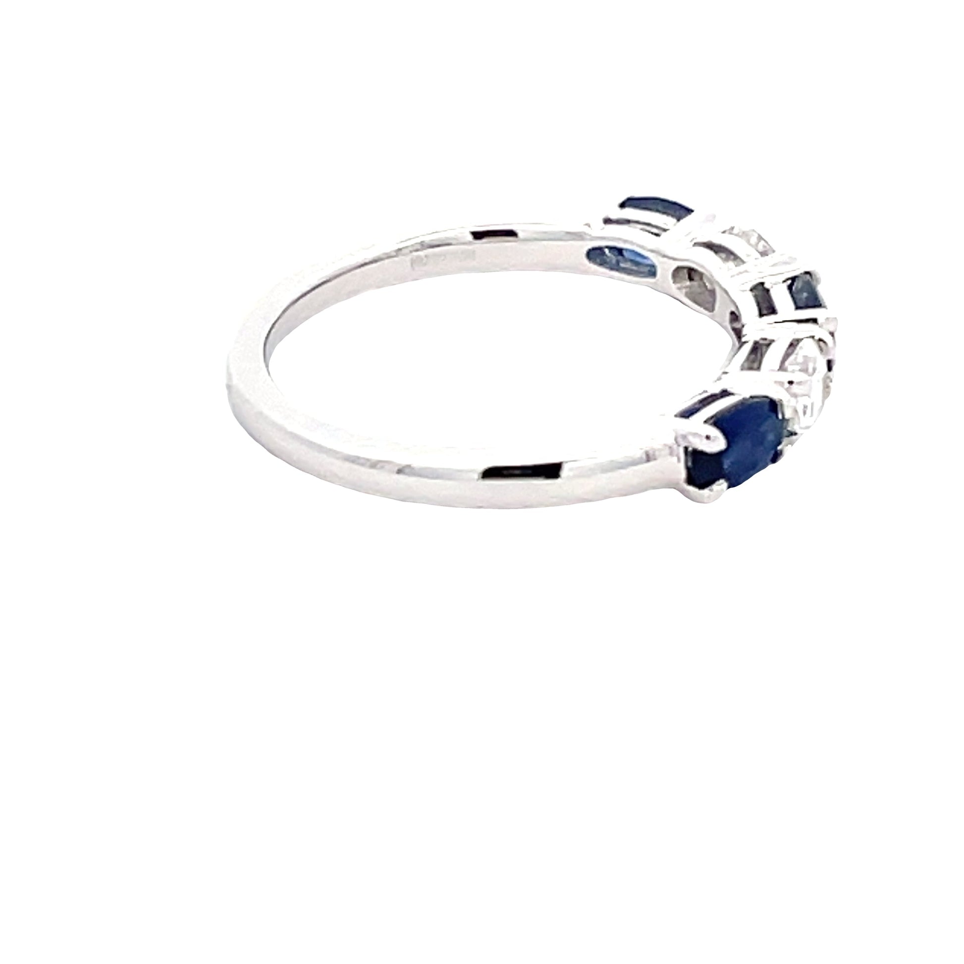 Sapphire and Diamond 5 Stone Ring  Gardiner Brothers   