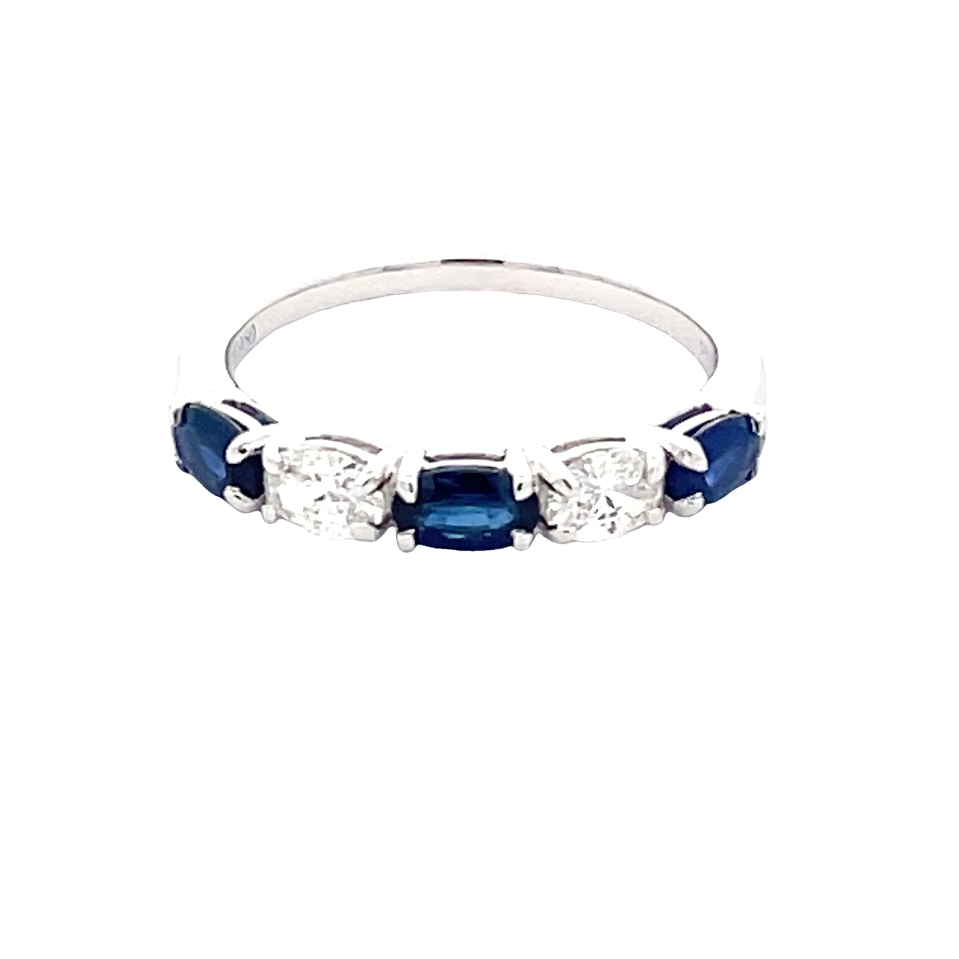 Sapphire and Diamond 5 Stone Ring  Gardiner Brothers   