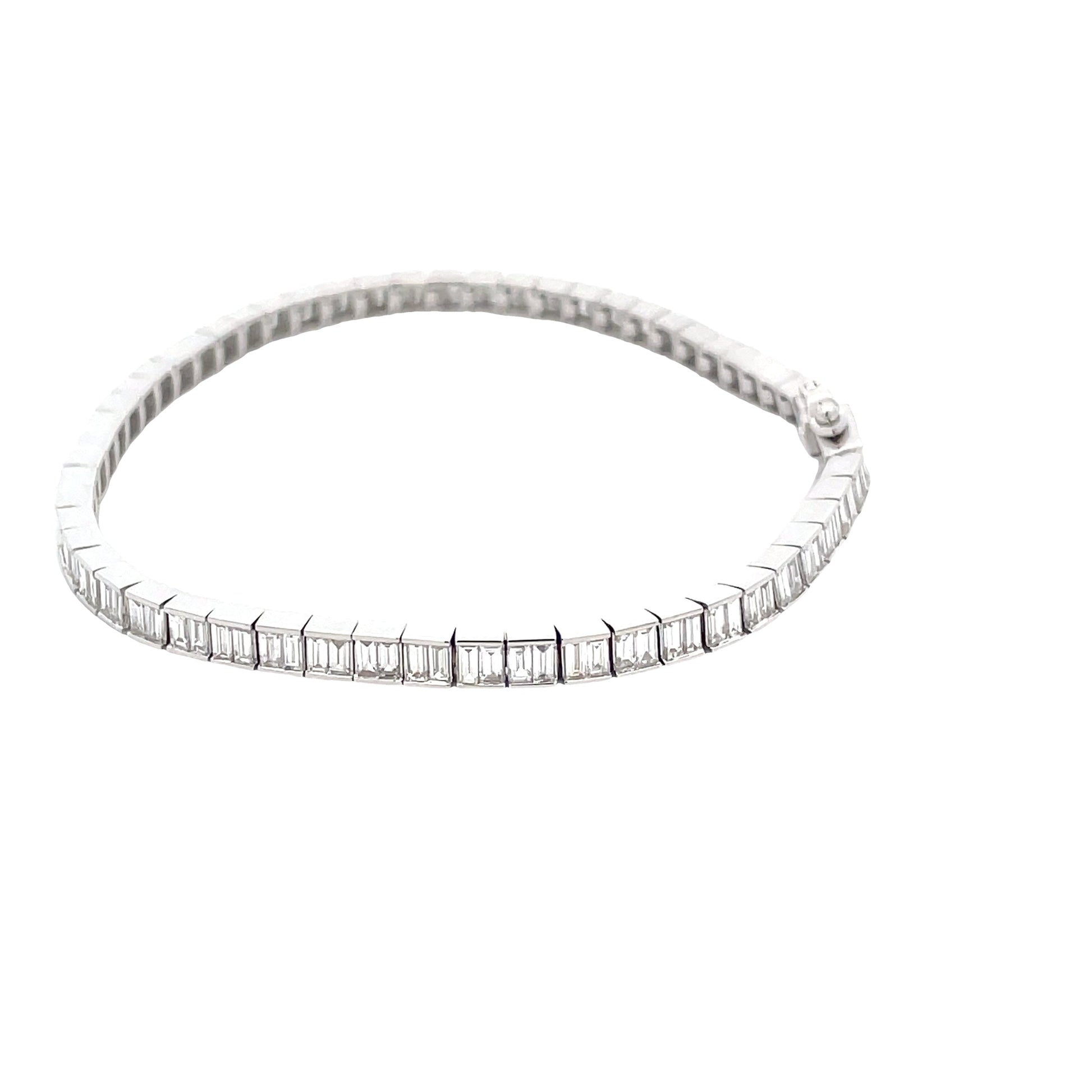 Baguette Cut Diamond Bracelet  Gardiner Brothers   