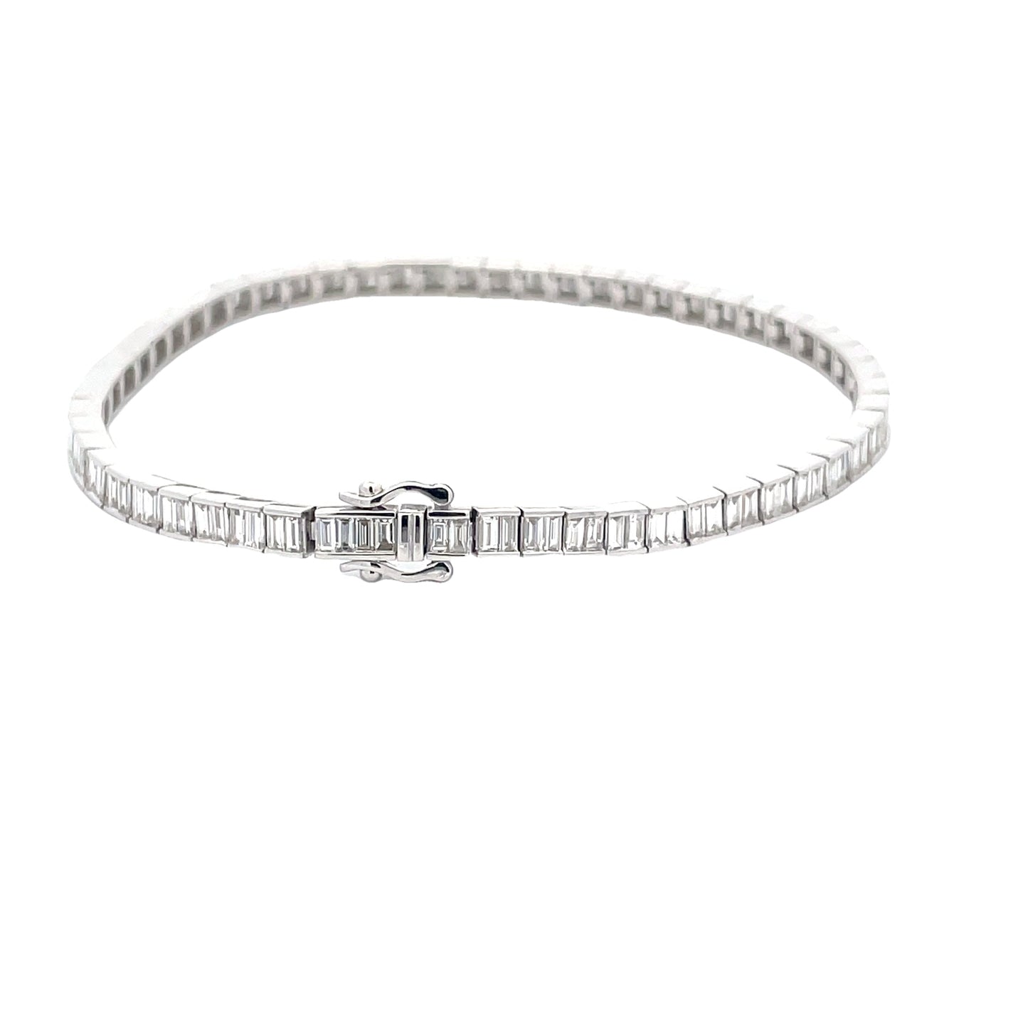 Baguette Cut Diamond Bracelet  Gardiner Brothers   