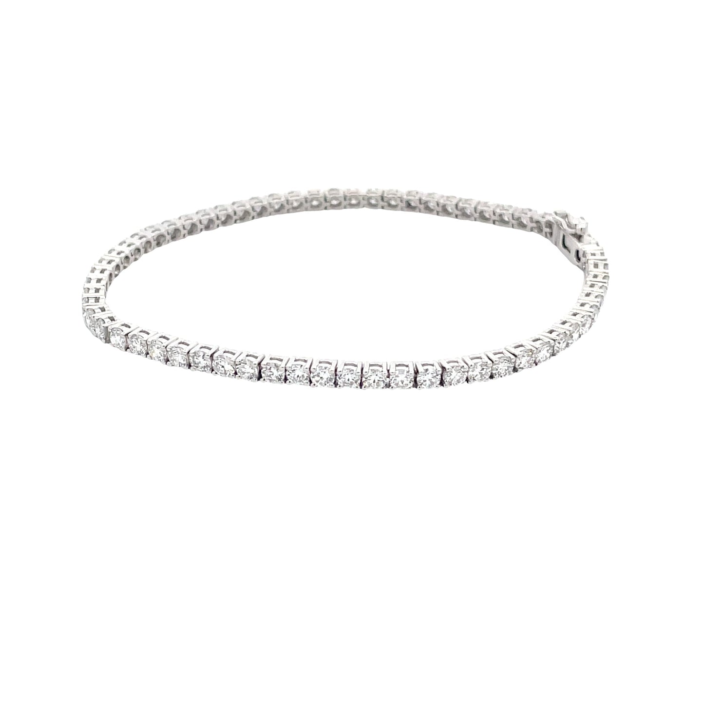 Lab grown Diamond Tennis Bracelet - 4.24cts