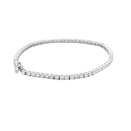 Lab grown Diamond Tennis Bracelet - 4.24cts