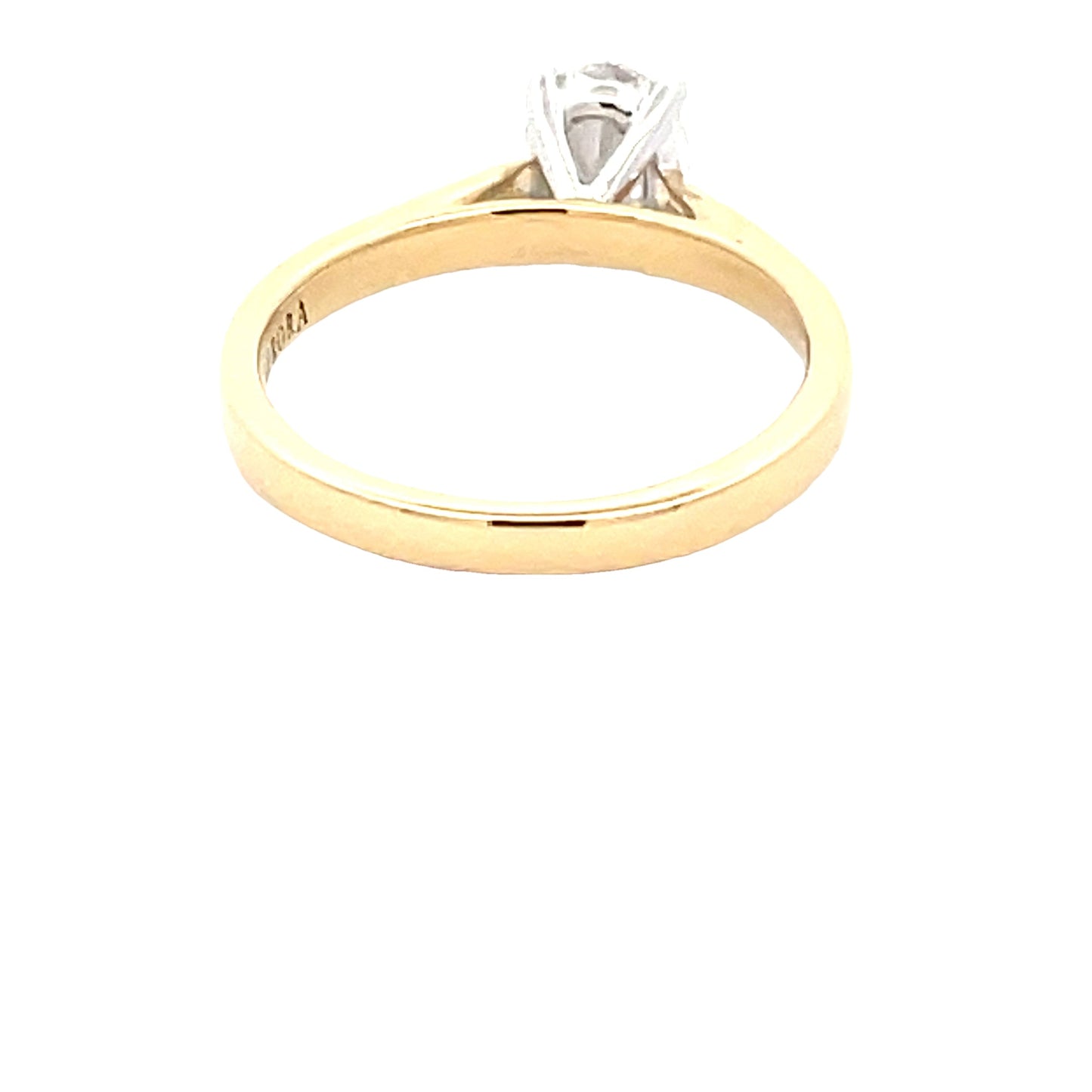 Aurora Oval Shaped Diamond Solitaire Ring - 0.94cts