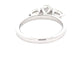 Aurora Oval and Pear Shaped Diamond 3 Stone ring - 1.00cts