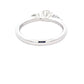 Aurora Round and Pear Shaped Diamond 3 Stone Ring - 0.89cts