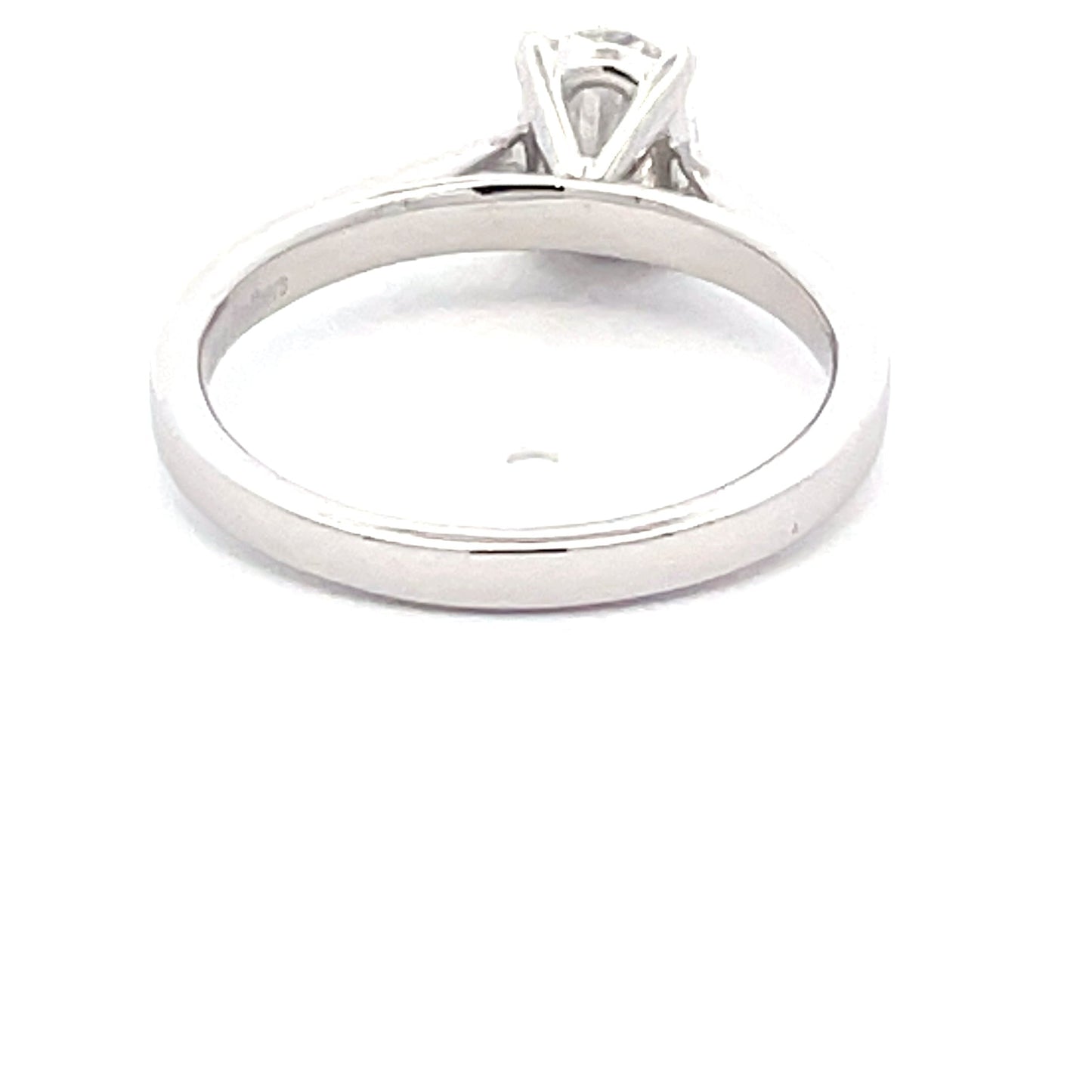 Oval Shaped Diamond Solitaire Ring - 0.80cts