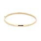 Yellow Gold 4mm Court Bangle  Gardiner Brothers   