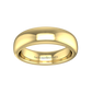 Plain Wedding Band in a Light Court Profile  Gardiner Brothers   
