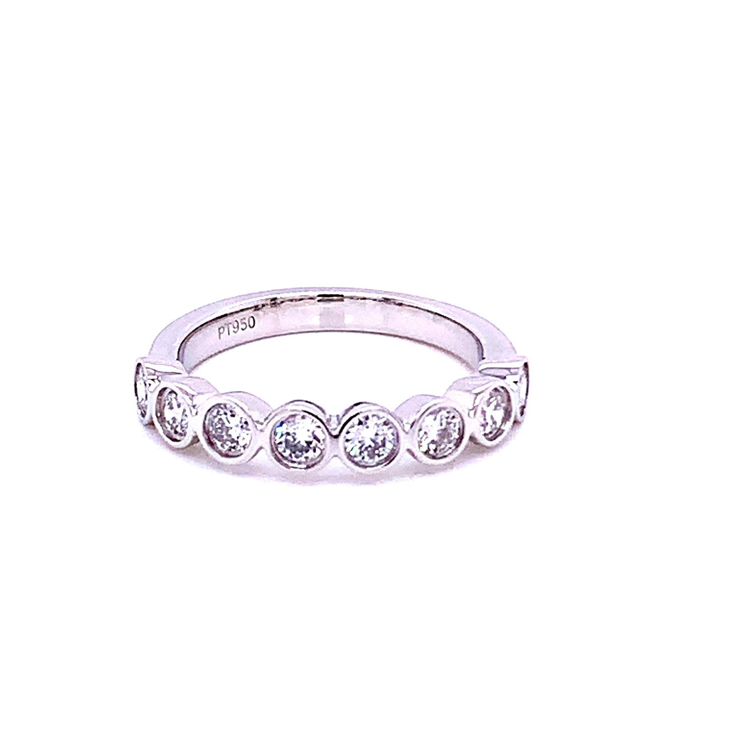 Rub-over Style Diamond Eternity Ring  Gardiner Brothers