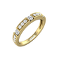 Round Brilliant Cut Diamond Set Wedding Band  Gardiner Brothers 0.30cts 18ct Yellow Gold 