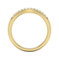 Double Row Curved Shaped Wedding Band  Gardiner Brothers   