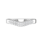 Double Row Bow Shaped Wedding Band  Gardiner Brothers   