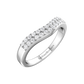 Double Row Bow Shaped Wedding Band  Gardiner Brothers   