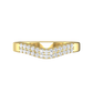 Double Row Bow Shaped Wedding Band  Gardiner Brothers   