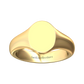 Oval Signet Ring 11x9mm  Gardiner Brothers