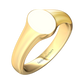 Oval Signet Ring 9x7mm  Gardiner Brothers