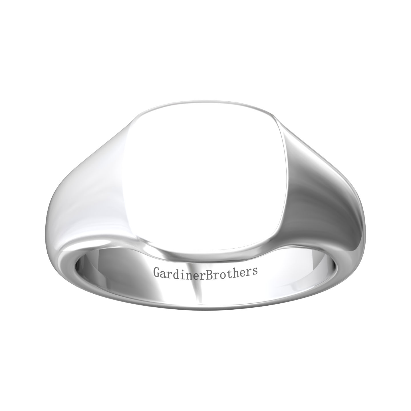 Cushion Signet Ring 11x11mm  Gardiner Brothers