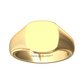 Cushion Signet Ring 11x11mm  Gardiner Brothers